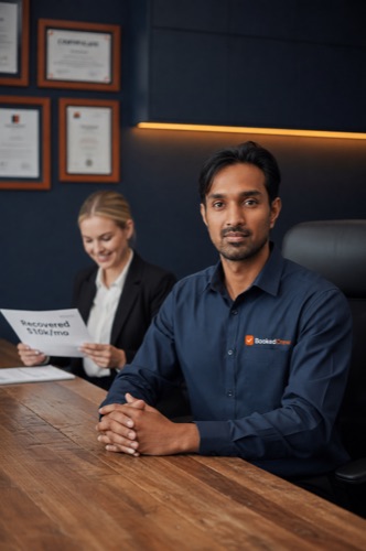 Sanj, founder of Booked Crew
